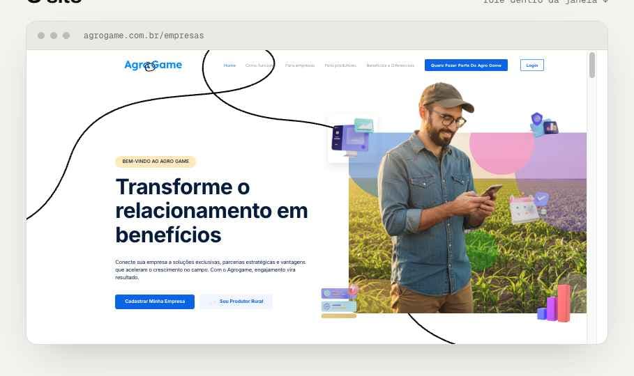 Agro Game — Relacionamento que vira benefício.
